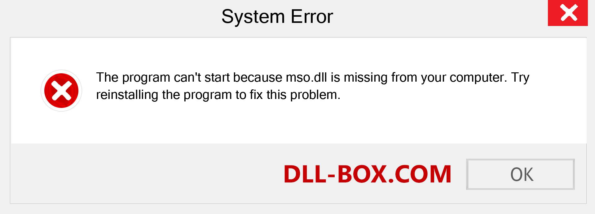  mso.dll file is missing?. Download for Windows 7, 8, 10 - Fix  mso dll Missing Error on Windows, photos, images